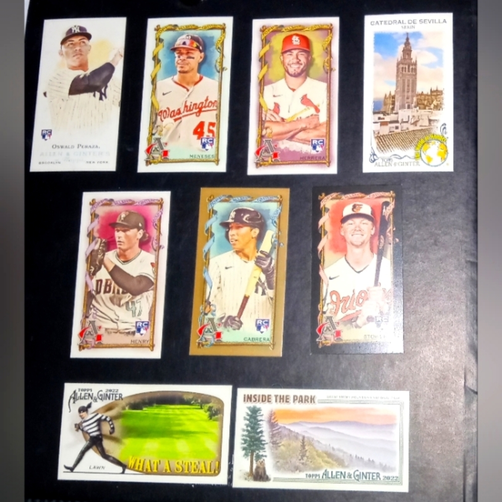 Topps Allen & Ginter 2022 + 2023 Mini Cards (9) - Pick Your Card or Take All !